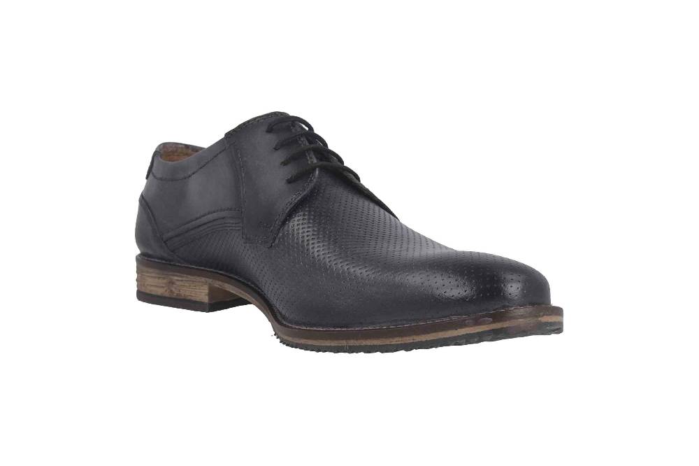 Fretz Men Grenoble Halbschuhe In Übergrößen Blau 7438.7232-30 Große Herrenschuhe