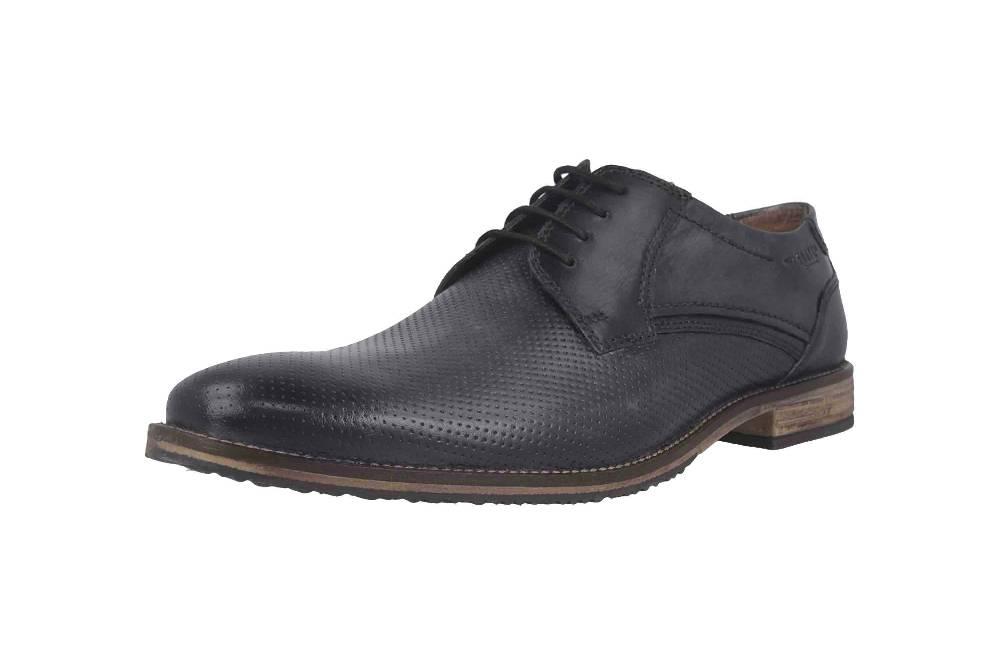 Fretz Men Grenoble Halbschuhe In Übergrößen Blau 7438.7232-30 Große Herrenschuhe