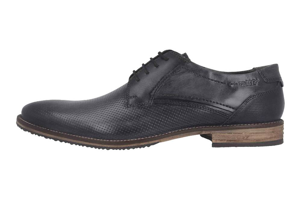 Fretz Men Grenoble Halbschuhe in Übergrößen Blau 7438.7232-30 große Herrenschuhe