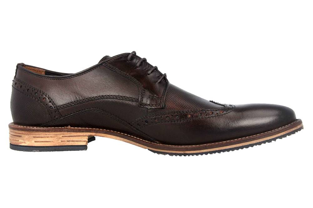 Fretz Men Grenoble Halbschuhe In Übergrößen Braun 7444.7232-59 Große Herrenschuhe