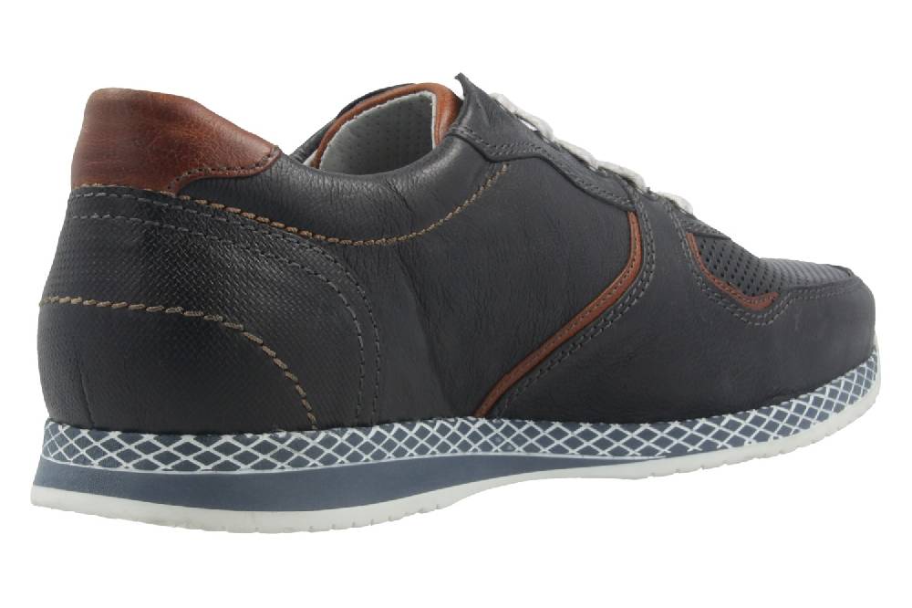 Fretz Men Halbschuhe In Übergrößen Blau 4910.1612-32 Große Herrenschuhe