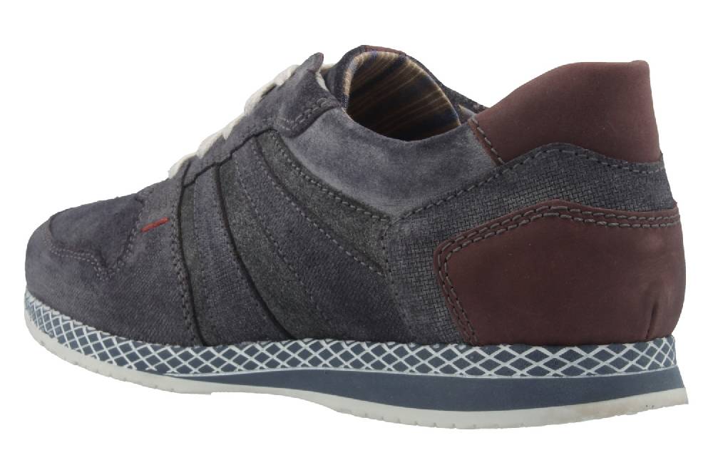 Fretz Men Halbschuhe In Übergrößen Blau 4970.1649-1 Große Herrenschuhe