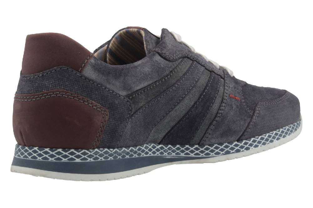 Fretz Men Halbschuhe In Übergrößen Blau 4970.1649-1 Große Herrenschuhe