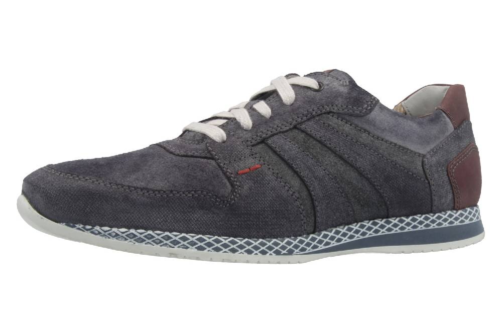 Fretz Men Halbschuhe in Übergrößen Blau 4970.1649-1 große Herrenschuhe