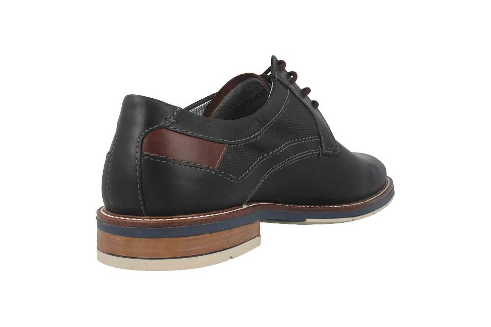 Fretz Men Halbschuhe In Übergrößen Blau 6970.4510-32 Große Herrenschuhe