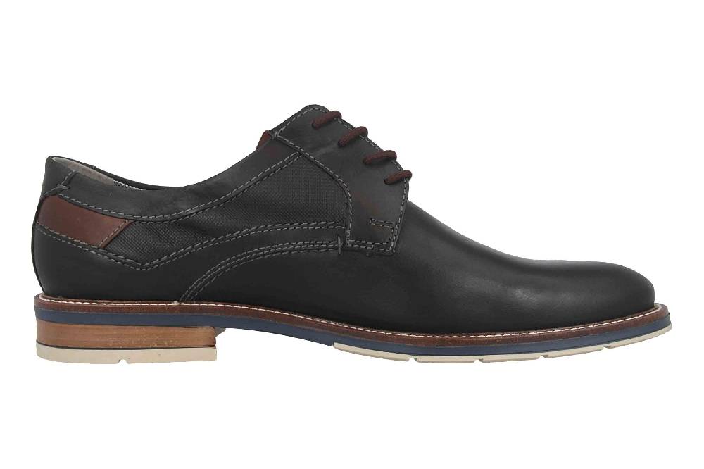 Fretz Men Halbschuhe In Übergrößen Blau 6970.4510-32 Große Herrenschuhe