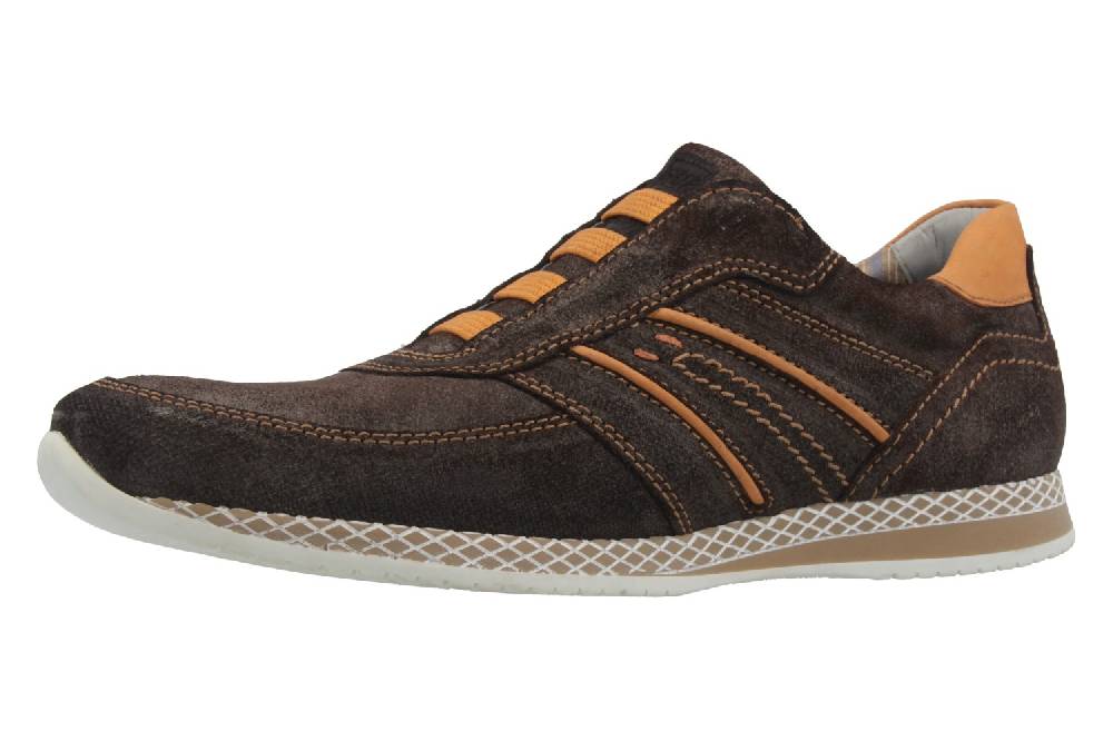 Fretz Men Halbschuhe in Übergrößen Braun 4971.1649-59 große Herrenschuhe