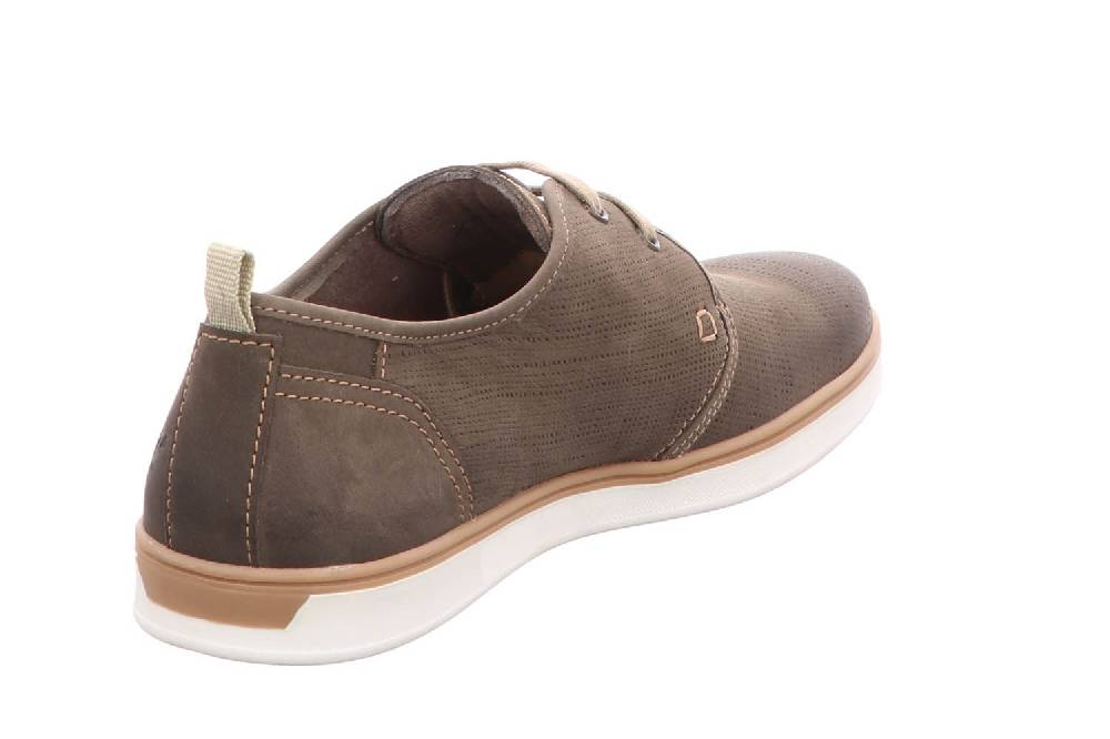 FRETZ MEN Halbschuhe In Übergrößen Grau 2811.0977-21 Große Herrenschuhe