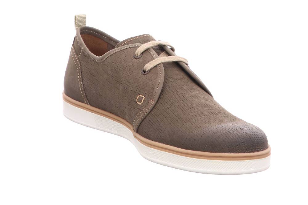 FRETZ MEN Halbschuhe In Übergrößen Grau 2811.0977-21 Große Herrenschuhe