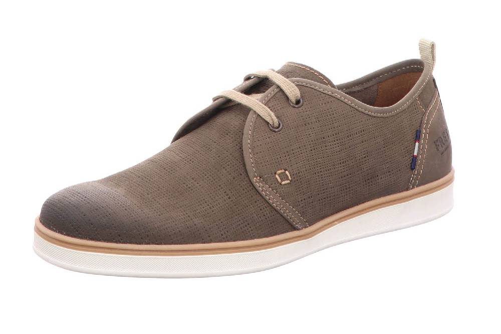 FRETZ MEN Halbschuhe In Übergrößen Grau 2811.0977-21 Große Herrenschuhe