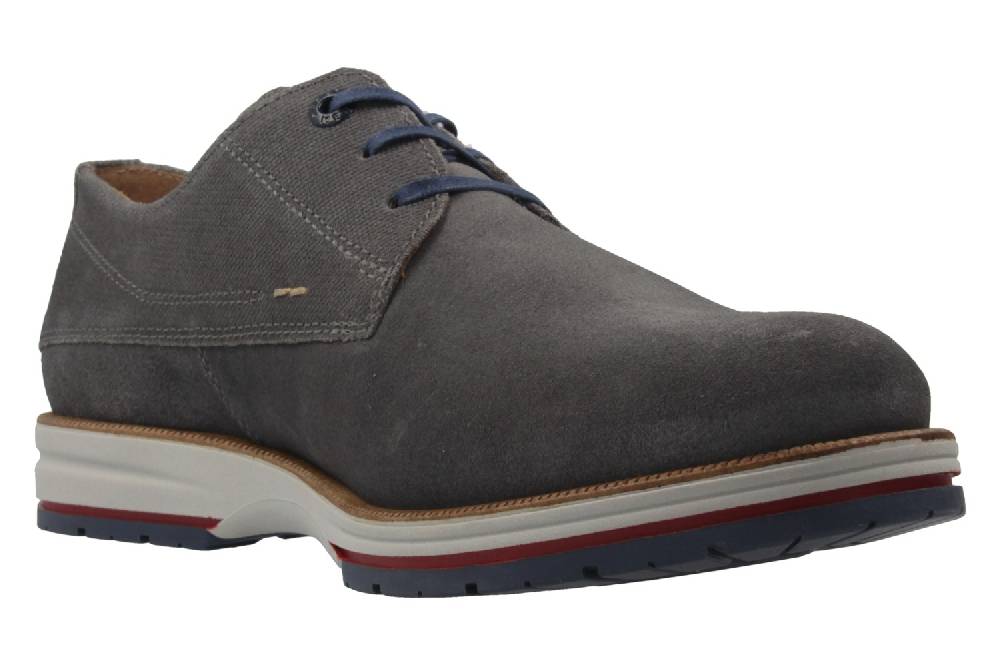 Fretz Men Halbschuhe In Übergrößen Grau 3310.4549-62 Große Herrenschuhe