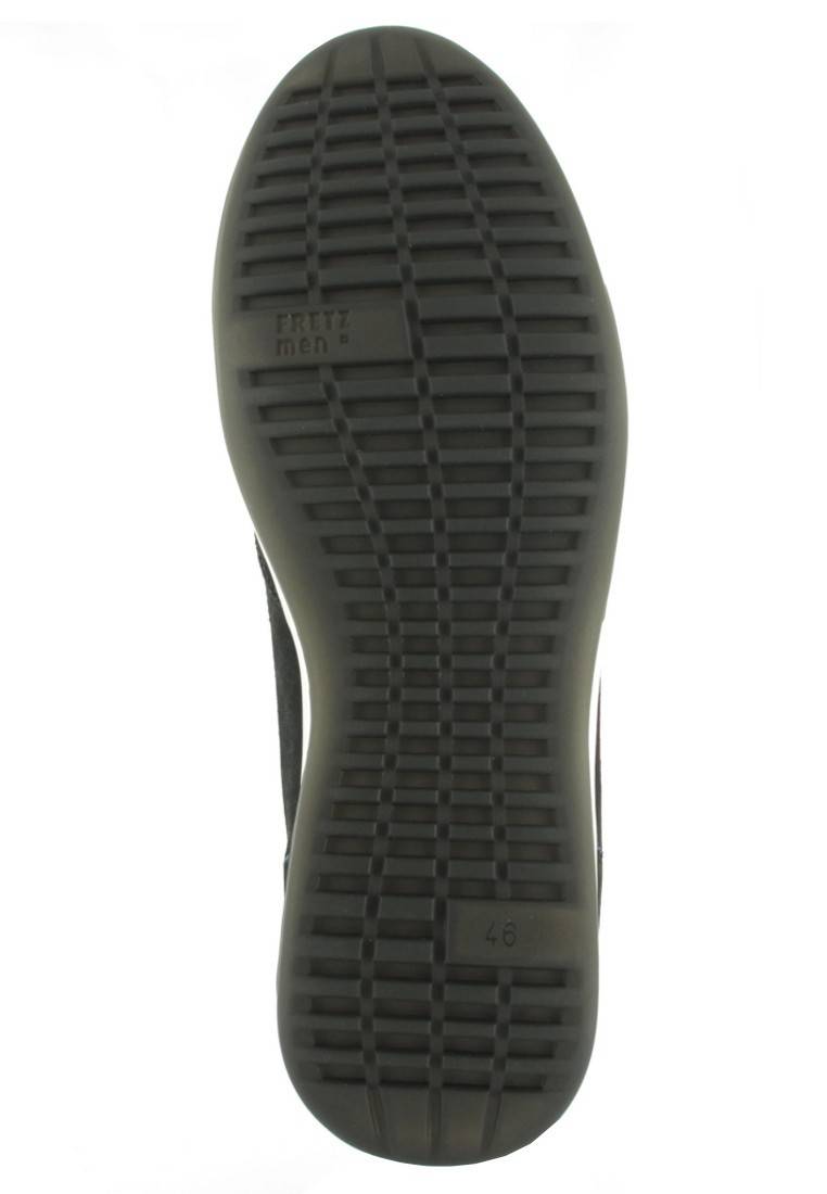 Fretz Men Halbschuhe In Übergrößen Schwarz 7411.6343-73 Große Herrenschuhe