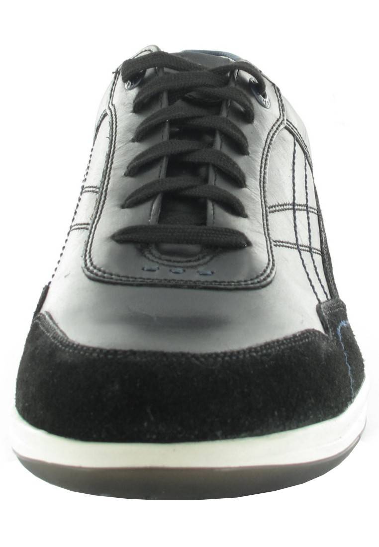 Fretz Men Halbschuhe In Übergrößen Schwarz 7411.6343-73 Große Herrenschuhe