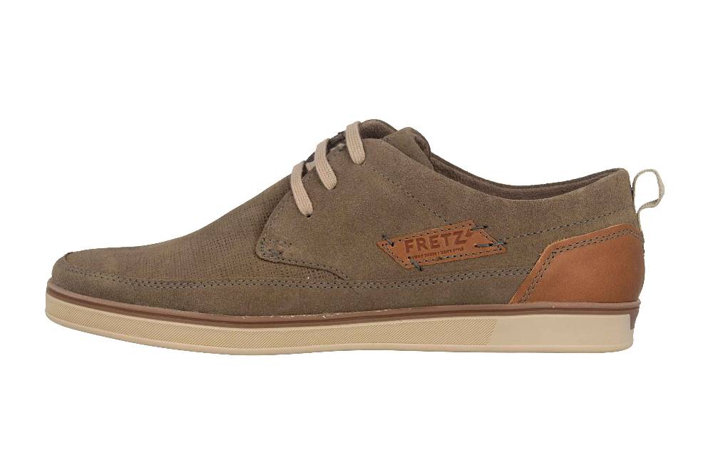 Fretz Men Hull Halbschuhe In Übergrößen Braun 2833.0959-21 Große Herrenschuhe