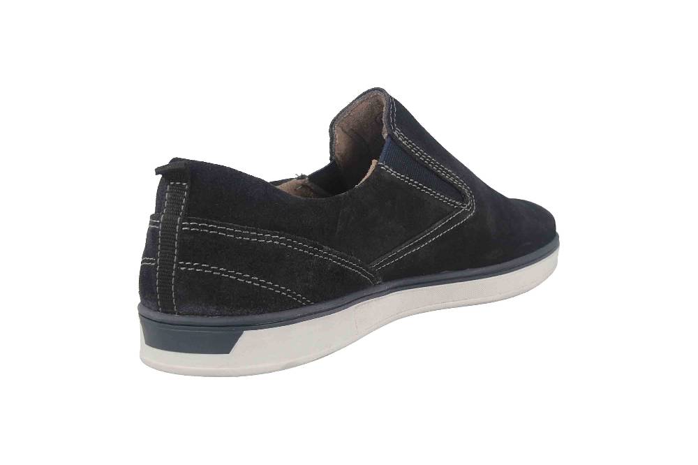 Fretz Men Hull Slipper In Übergrößen Blau 2851.0959-1 Große Herrenschuhe
