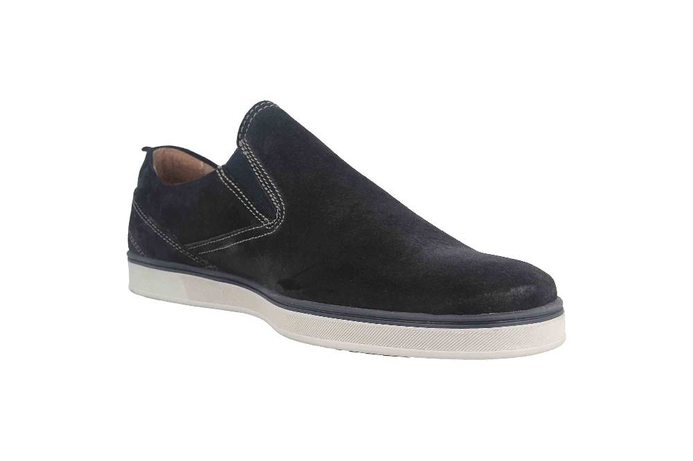 Fretz Men Hull Slipper In Übergrößen Blau 2851.0959-1 Große Herrenschuhe