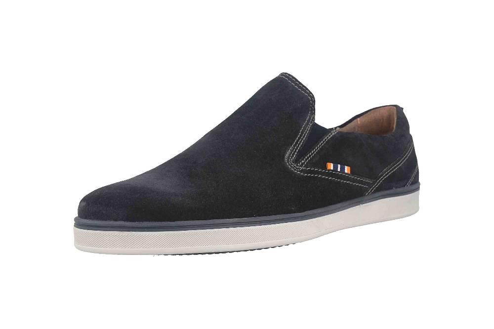 Fretz Men Hull Slipper In Übergrößen Blau 2851.0959-1 Große Herrenschuhe