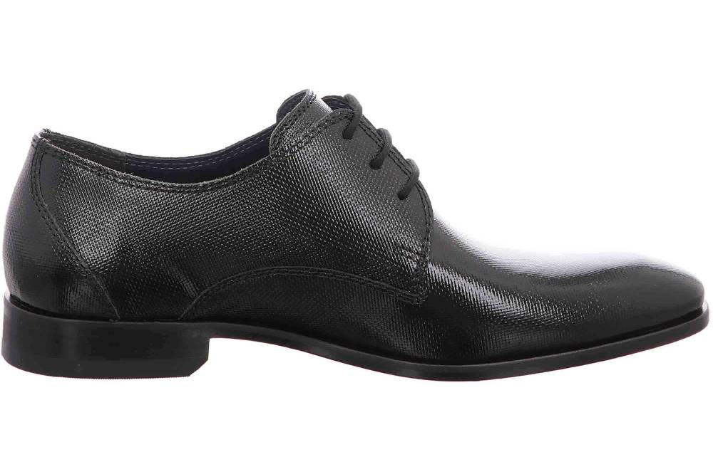 Fretz Men Jack Businessschuhe In Übergrößen Schwarz 6490.0260-51 Große Herrenschuhe