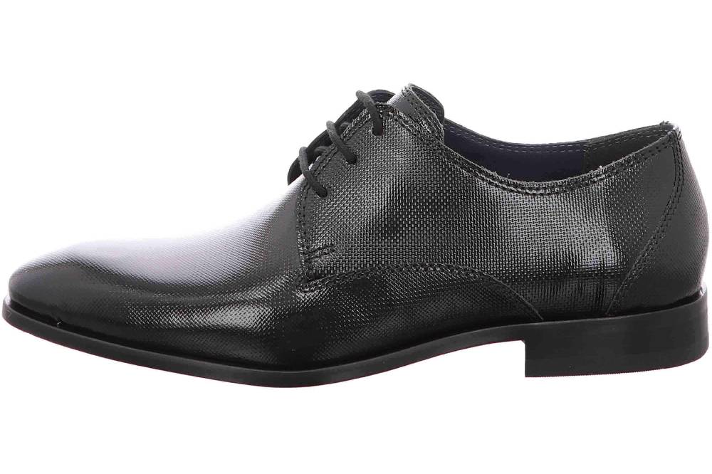 Fretz Men Jack Businessschuhe in Übergrößen Schwarz 6490.0260-51 große Herrenschuhe