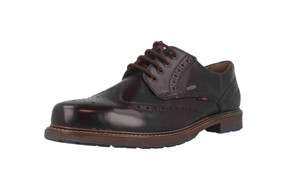 Fretz Men Lenz Halbschuhe In Übergrößen Braun 9713.8771-38 Große Herrenschuhe