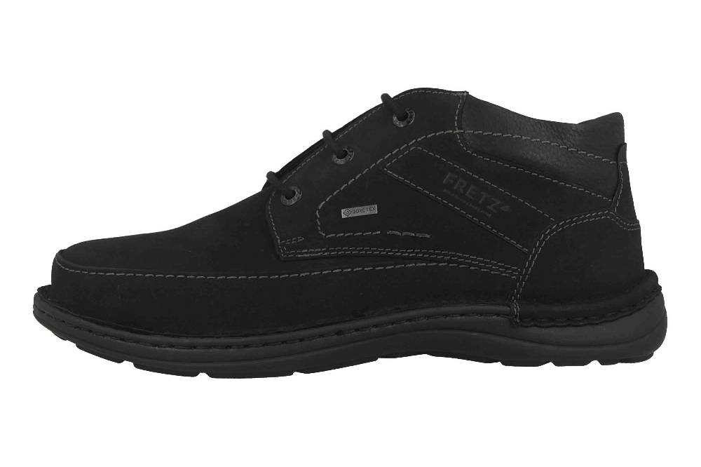 Fretz Men Livingston Stiefel in Übergrößen Schwarz 7812.8247-51 große Herrenschuhe