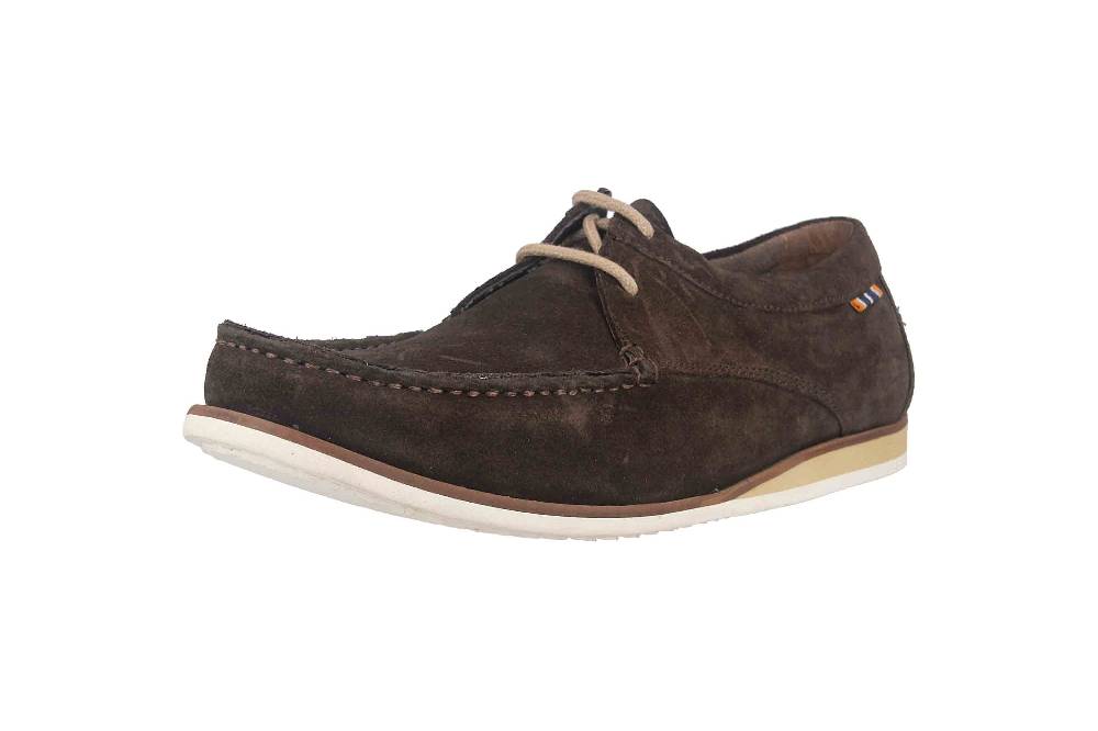 Fretz Men Messi Halbschuhe In Übergrößen Braun 8122.6759-59 Große Herrenschuhe