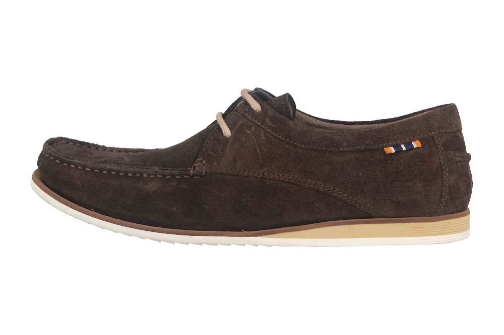 Fretz Men Messi Halbschuhe in Übergrößen Braun 8122.6759-59 große Herrenschuhe