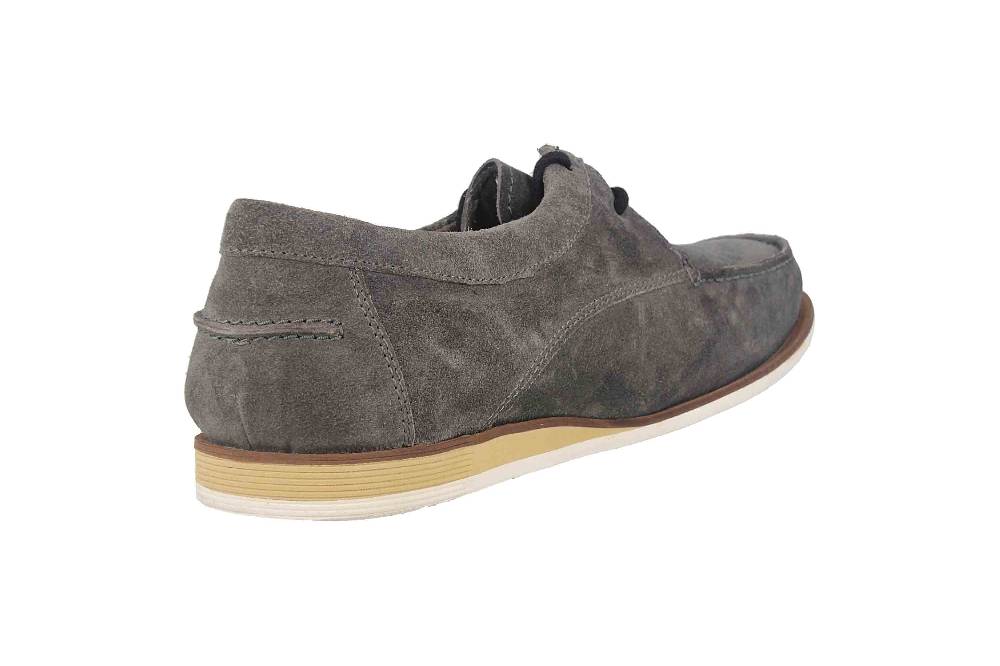 Fretz Men Messi Halbschuhe In Übergrößen Grau 8122.6759-53 Große Herrenschuhe