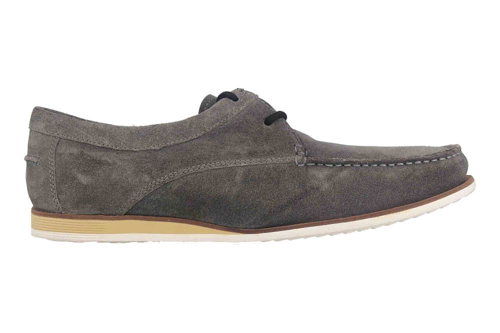 Fretz Men Messi Halbschuhe In Übergrößen Grau 8122.6759-53 Große Herrenschuhe