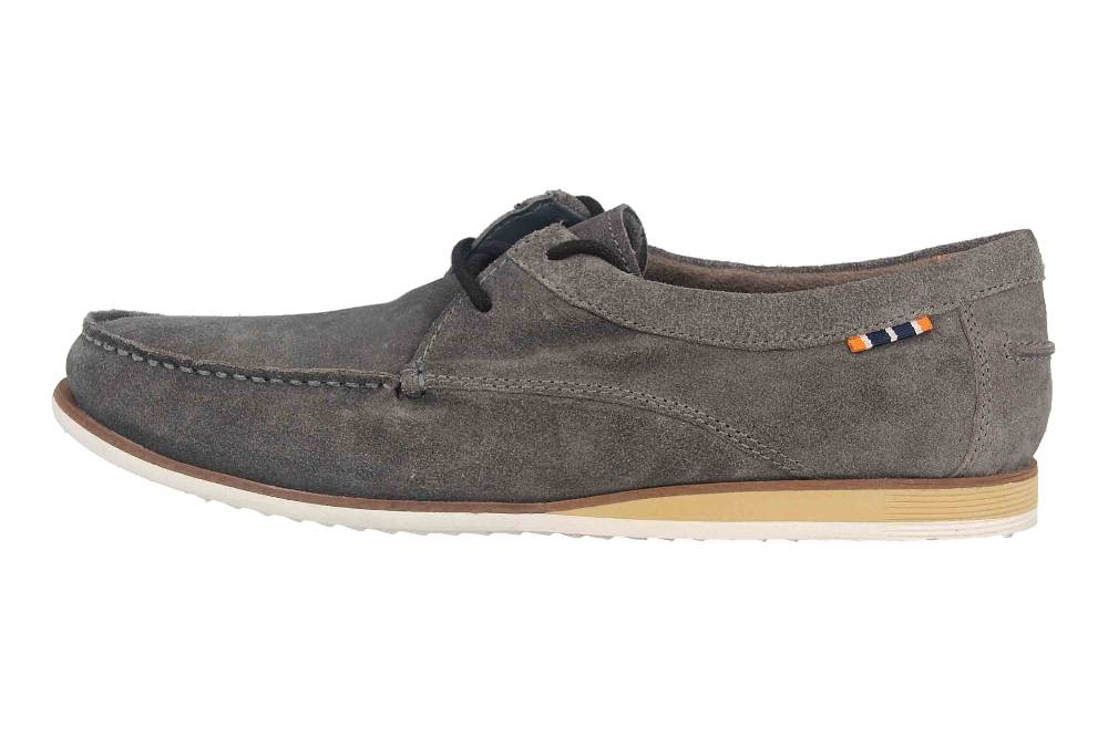 Fretz Men Messi Halbschuhe In Übergrößen Grau 8122.6759-53 Große Herrenschuhe