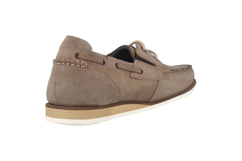 Fretz Men Messi Mokassin In Übergrößen Braun 8140.6761-21 Große Herrenschuhe