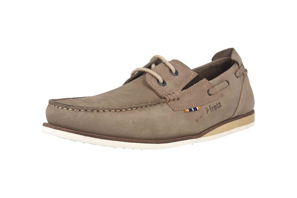 Fretz Men Messi Mokassin In Übergrößen Braun 8140.6761-21 Große Herrenschuhe