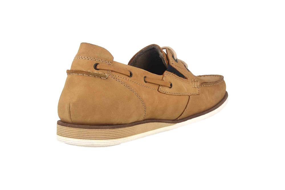 Fretz Men Messi Mokassin In Übergrößen Gelb 8140.6761-73 Große Herrenschuhe