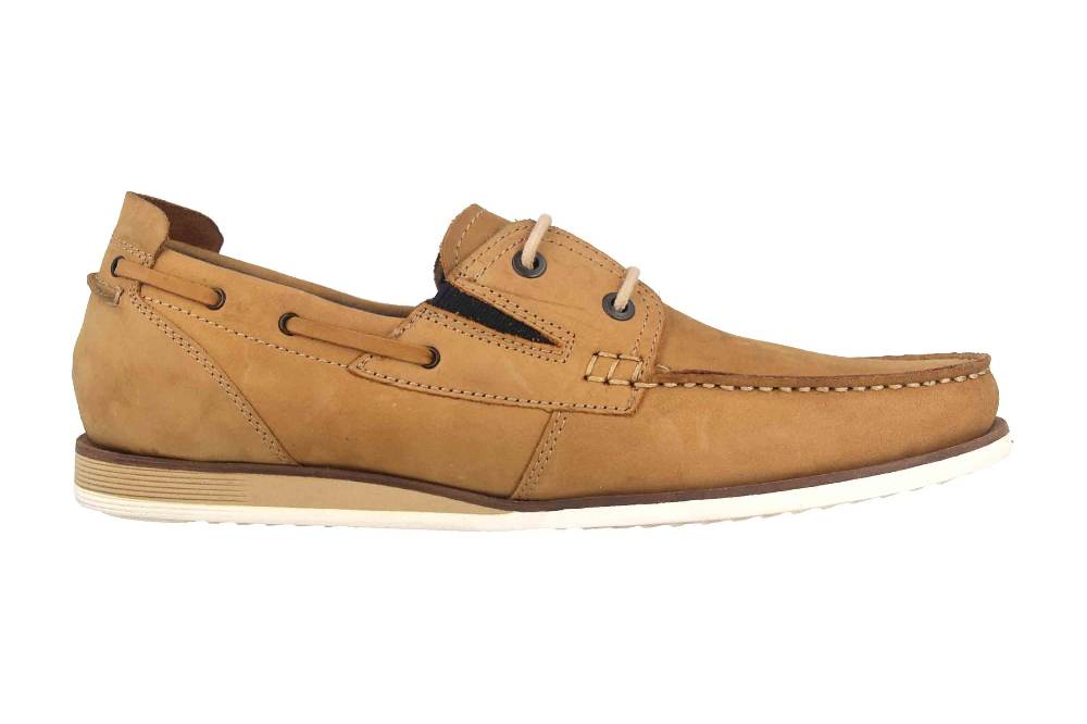 Fretz Men Messi Mokassin In Übergrößen Gelb 8140.6761-73 Große Herrenschuhe