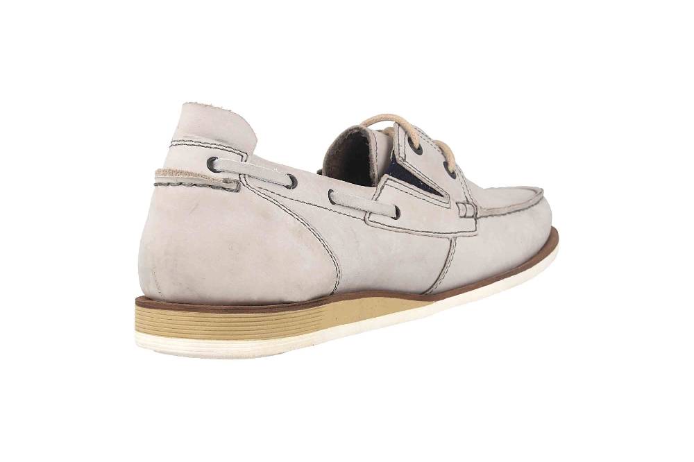 Fretz Men Messi Mokassin In Übergrößen Grau 8140.6761-79 Große Herrenschuhe