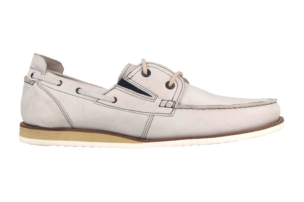 Fretz Men Messi Mokassin In Übergrößen Grau 8140.6761-79 Große Herrenschuhe