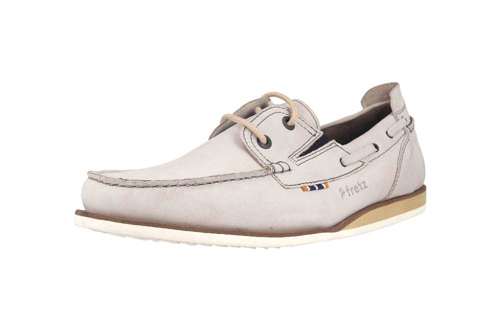 Fretz Men Messi Mokassin In Übergrößen Grau 8140.6761-79 Große Herrenschuhe