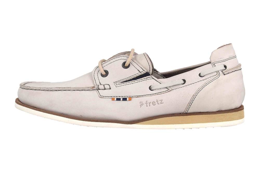 Fretz Men Messi Mokassin In Übergrößen Grau 8140.6761-79 Große Herrenschuhe