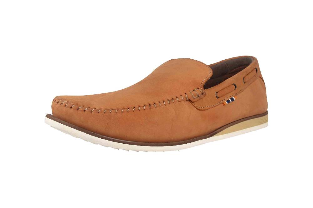 Fretz Men Messi Slipper In Übergrößen Braun 8121.6777-71 Große Herrenschuhe