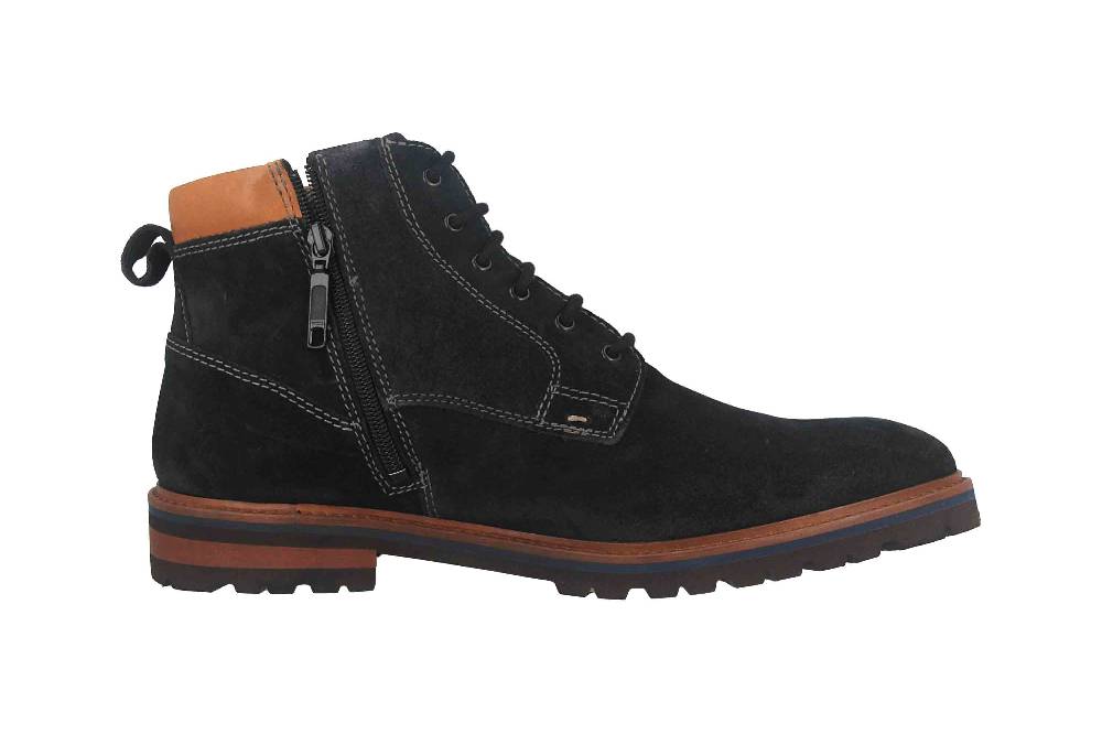 Fretz Men Milano Boots In Übergrößen Blau 6330.9719-1 Große Herrenschuhe