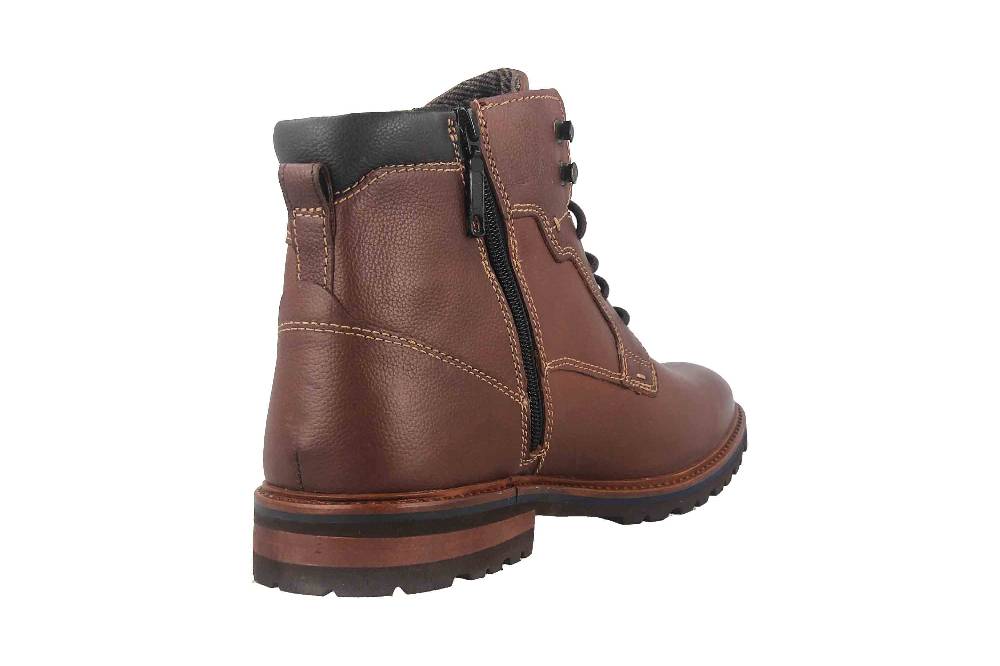 Fretz Men Milano Boots In Übergrößen Braun 6331.9712-12 Große Herrenschuhe