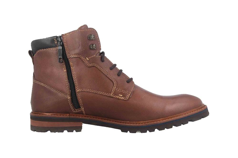Fretz Men Milano Boots In Übergrößen Braun 6331.9712-12 Große Herrenschuhe