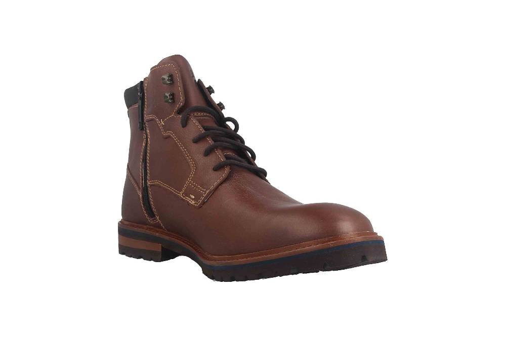 Fretz Men Milano Boots In Übergrößen Braun 6331.9712-12 Große Herrenschuhe