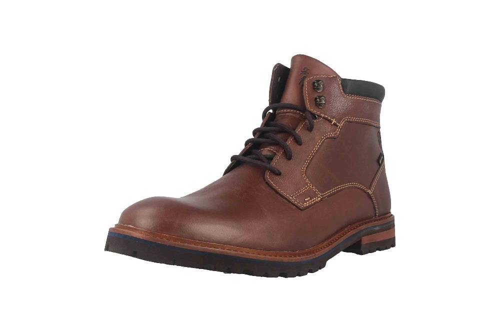 Fretz Men Milano Boots In Übergrößen Braun 6331.9712-12 Große Herrenschuhe