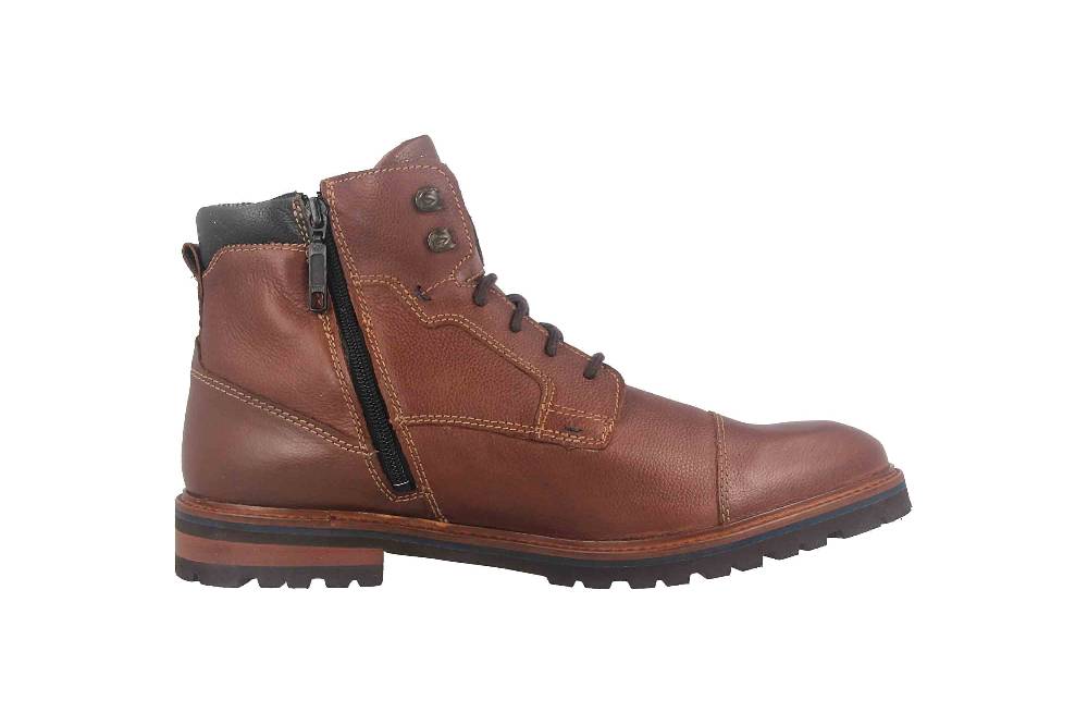Fretz Men Milano Boots In Übergrößen Braun 6332.9712-12 Große Herrenschuhe