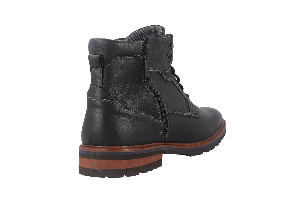 Fretz Men Milano Boots In Übergrößen Schwarz 6331.9712-51 Große Herrenschuhe