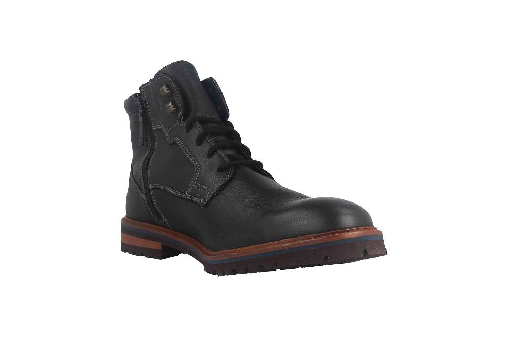 Fretz Men Milano Boots In Übergrößen Schwarz 6331.9712-51 Große Herrenschuhe