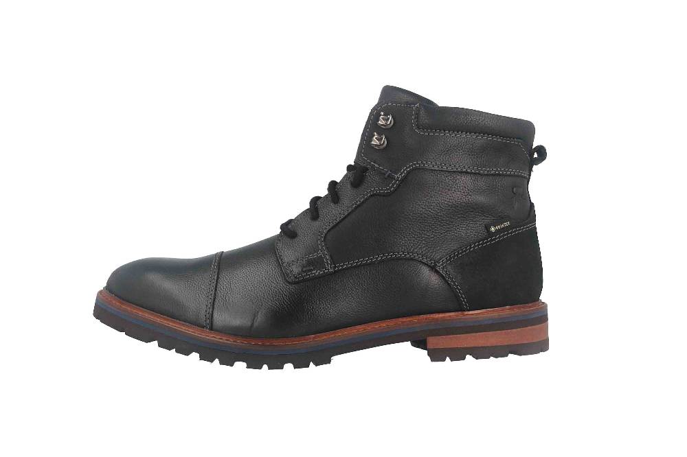 Fretz Men Milano Boots in Übergrößen Schwarz 6332.9712-51 große Herrenschuhe