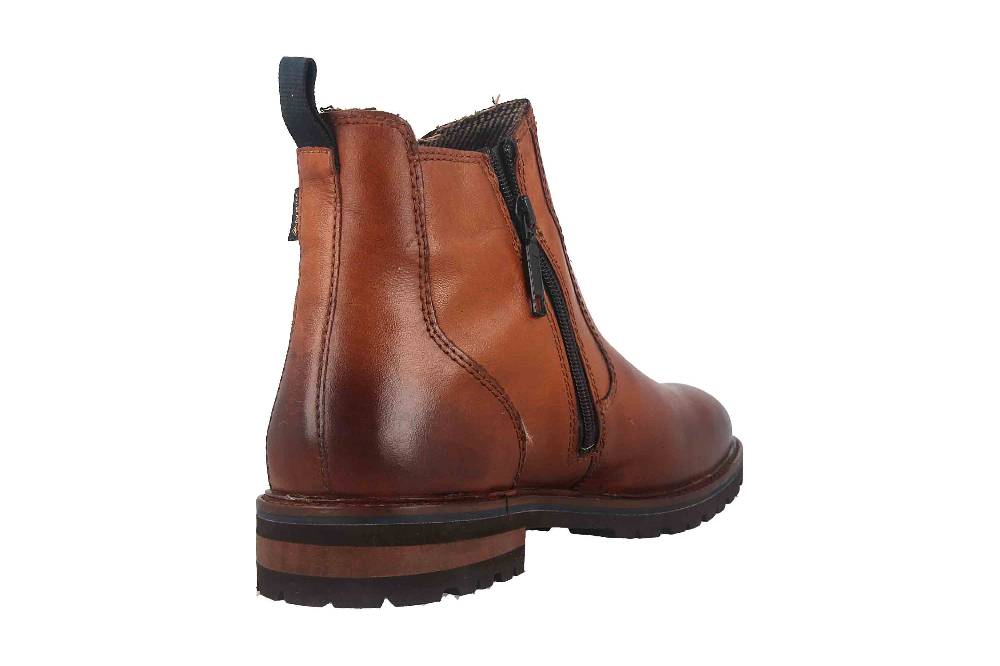 Fretz Men Milano Stiefeletten In Übergrößen Braun 6333.9728-37 Große Herrenschuhe