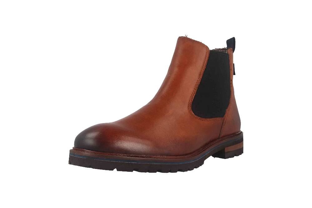 Fretz Men Milano Stiefeletten In Übergrößen Braun 6333.9728-37 Große Herrenschuhe